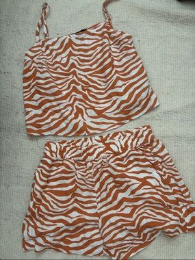 Sanctuary Linen summer short and top set